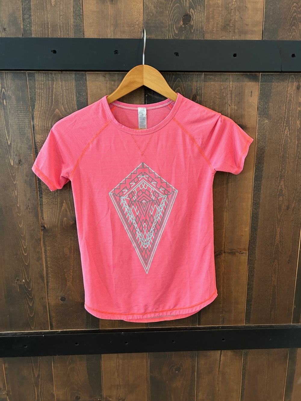 Ivivva Girls' Pink Graphic Short-Sleeve Tee Size 10